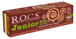 R.O.C.S Junior Chocolate and Caramel toothpaste
